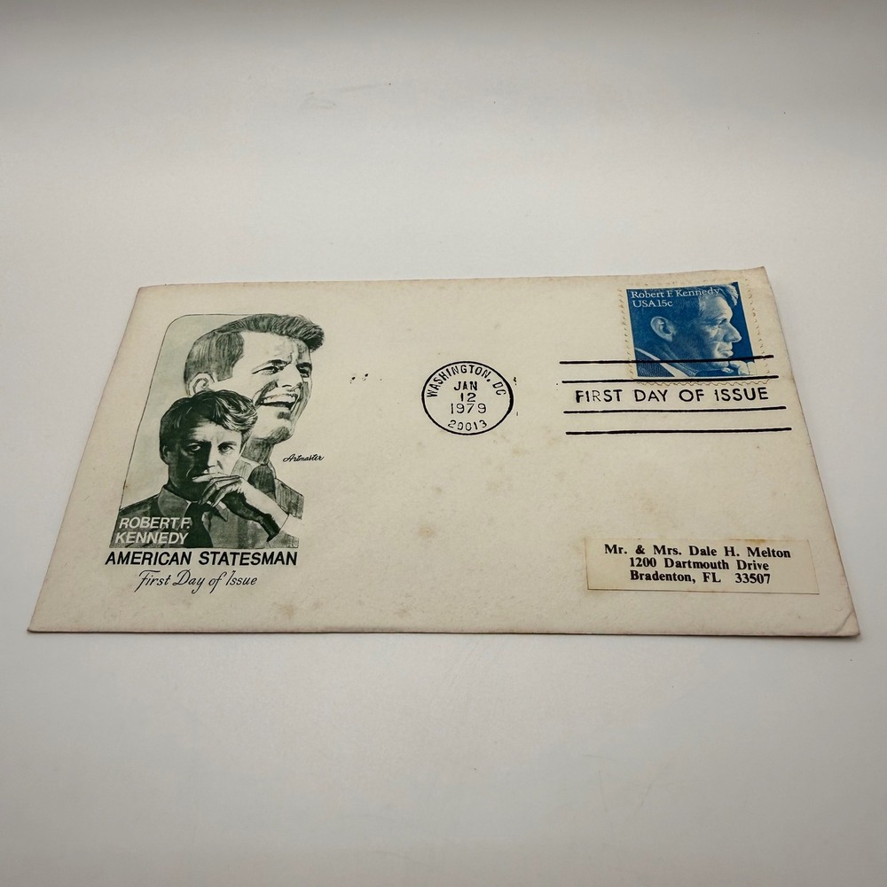 1979 Robert F Kennedy American Statesman First Day Cover Artmaster FDC Stamp